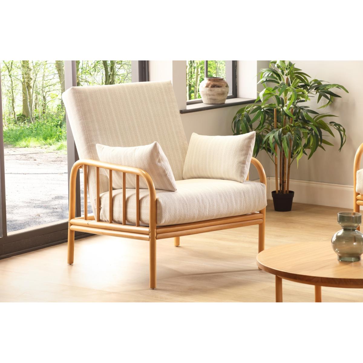 Desser Aspen Chair - Light Oak - Fabric Grade C In LightOak – image 2