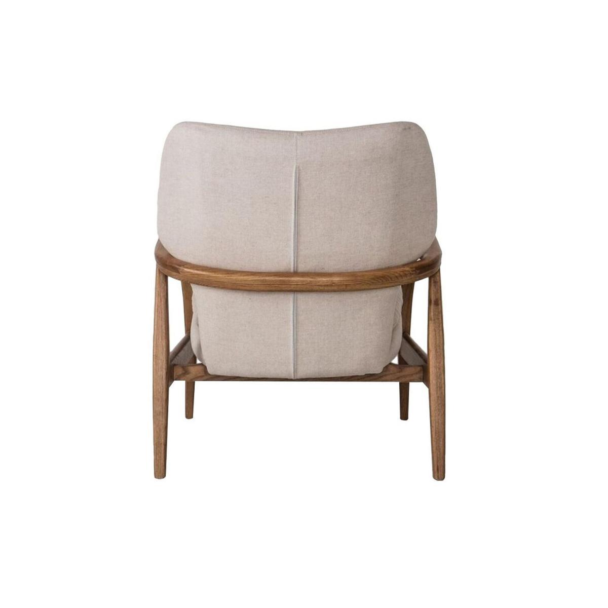 Jean Mid-Century Armchair in Oatmeal – image 5