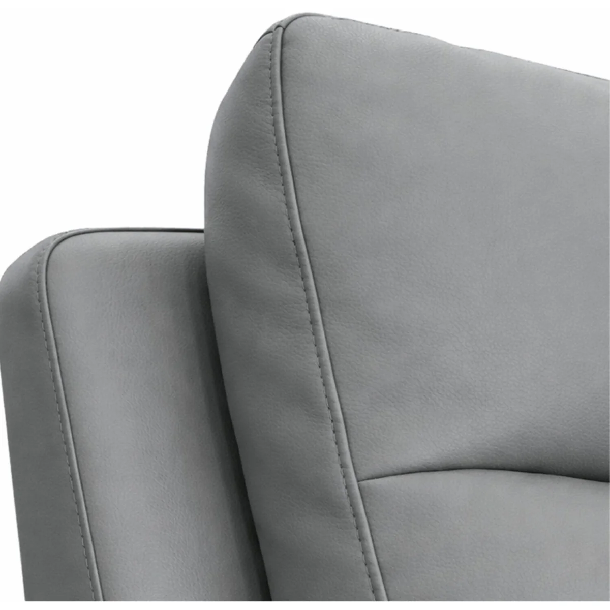 Marlowe Real Leather Power Recliner Armchair with USB Charging - Slate – image 7