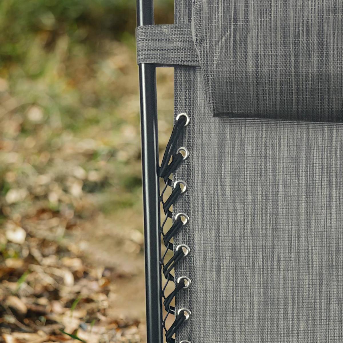 Sun Recliner Table Set - Grey – image 6