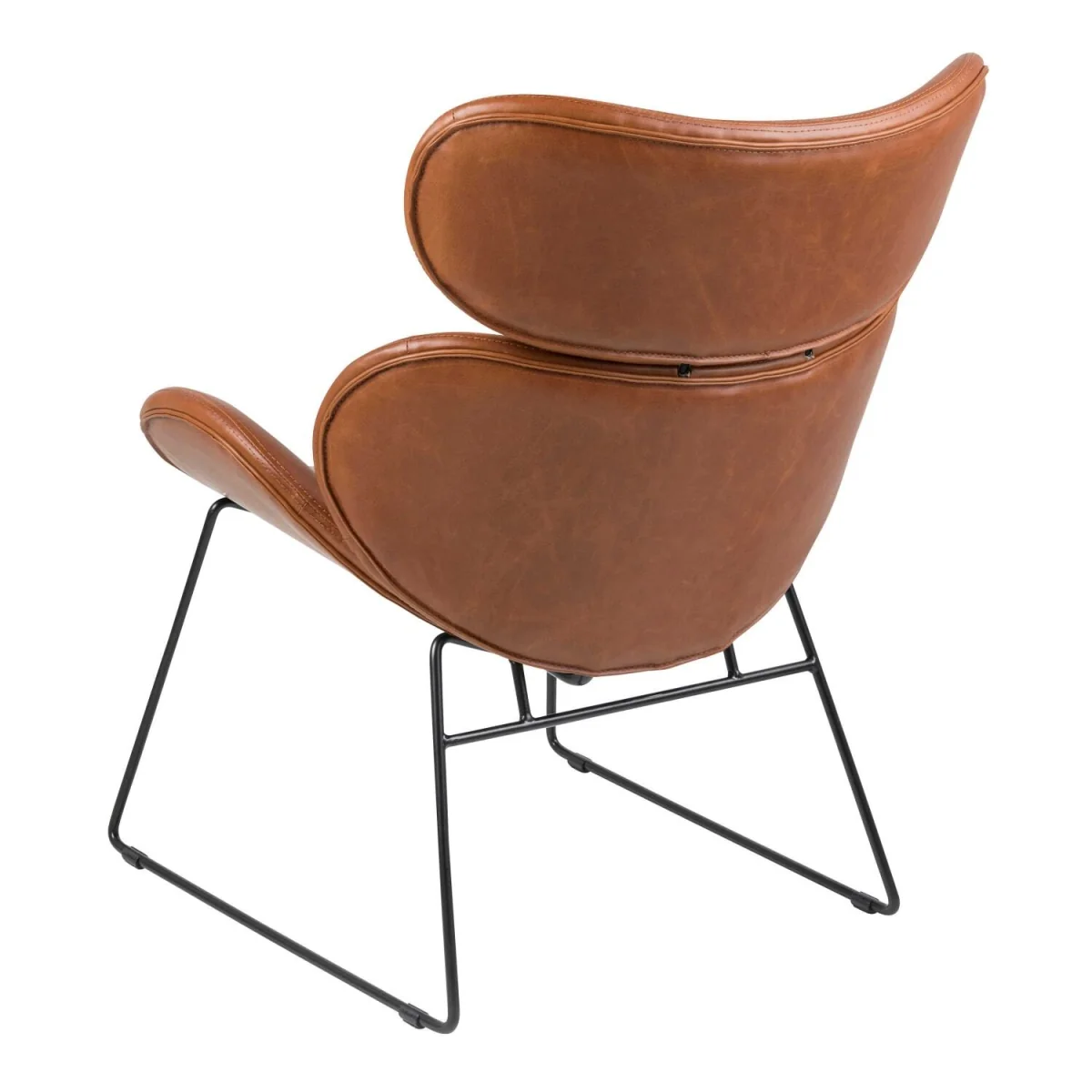 Mazapan Faux Leather Lounge Chair - Brown – image 4
