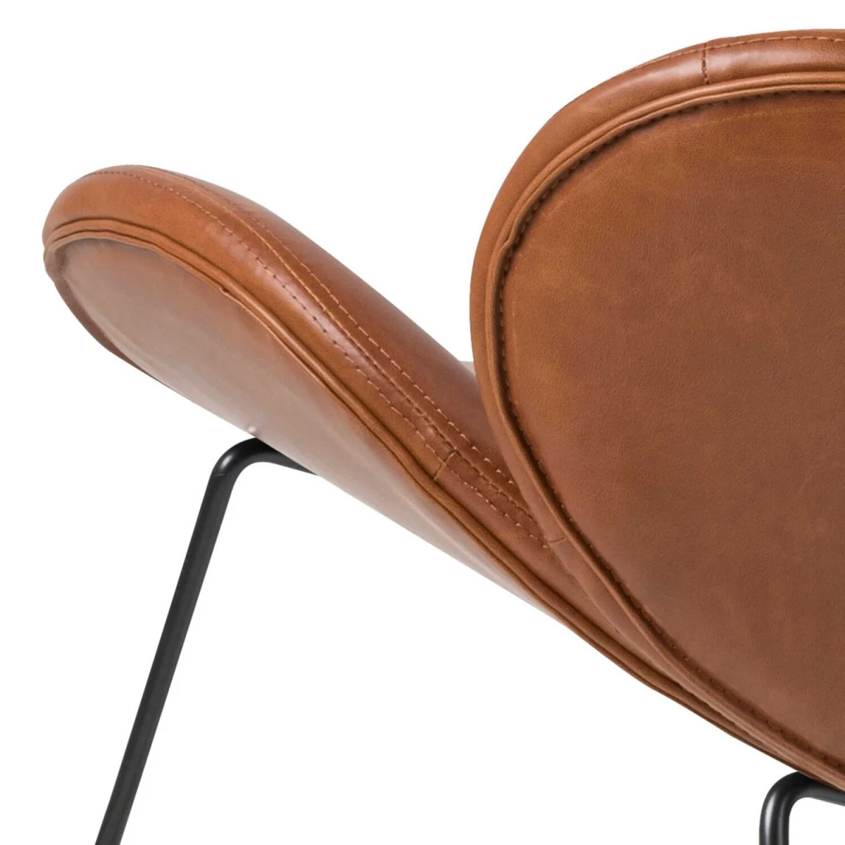 Mazapan Faux Leather Lounge Chair - Brown – image 6