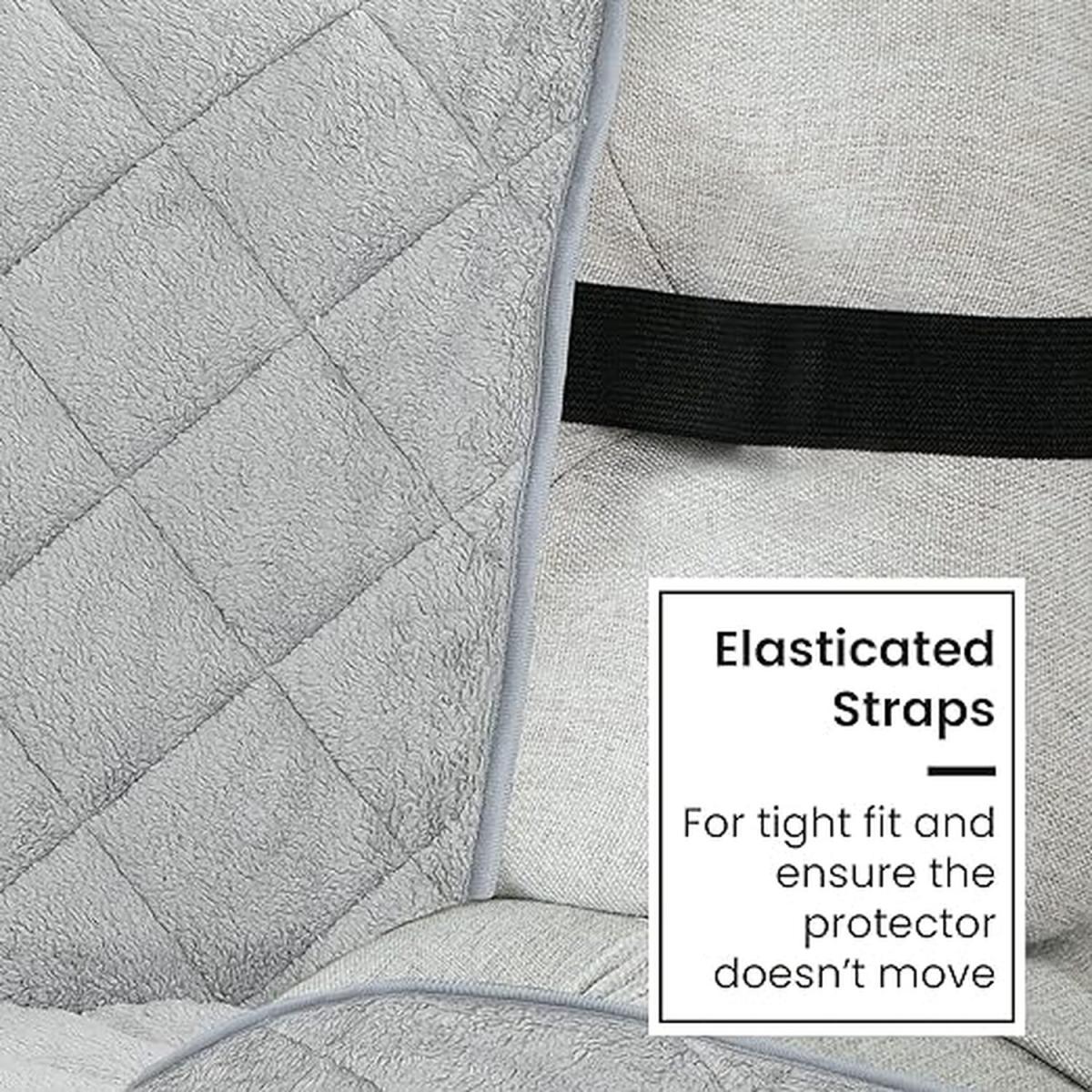 Snug Teddy Soft Sofa Protector - Silver / Armchair – image 2