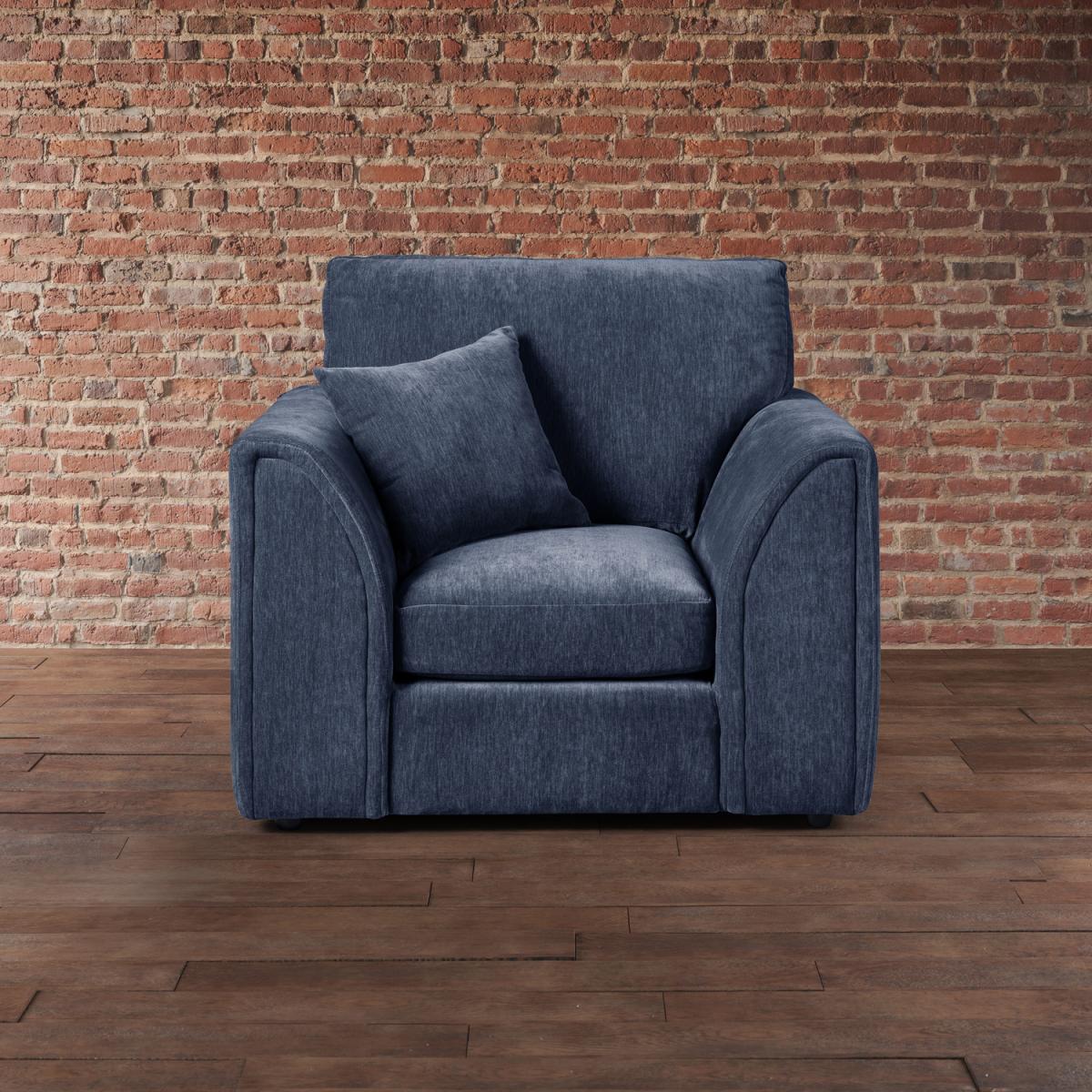 The Anne - Arm Chair - Navy