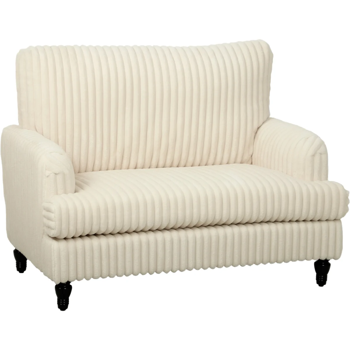 HOMCOM Single Sofa Armchair with Stripes - Cream – image 2