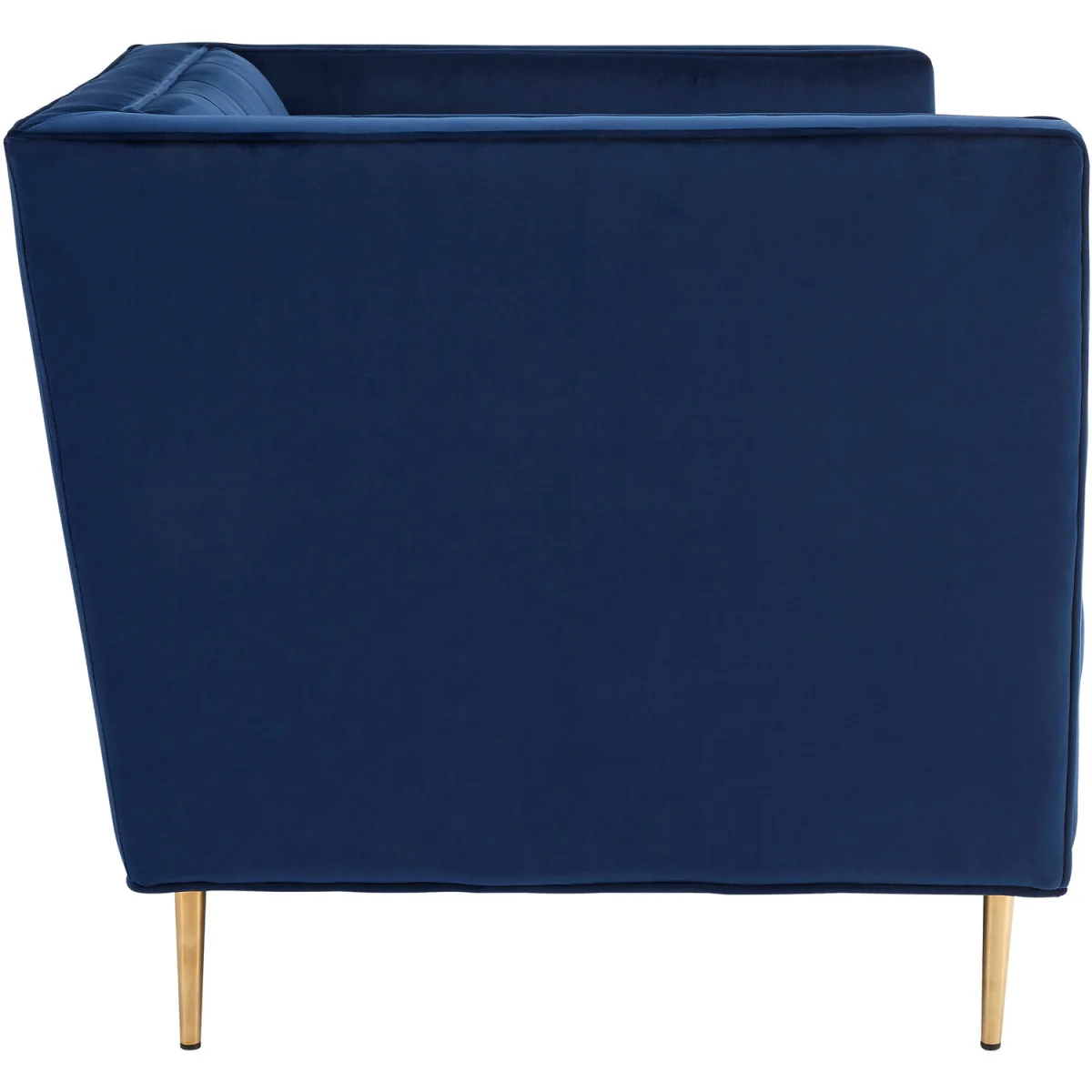 Otylia Deep Blue Velvet Armchair - Blue – image 3
