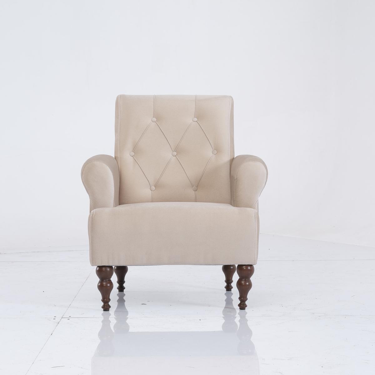 Pera Adelya Armchair - Beige – image 3