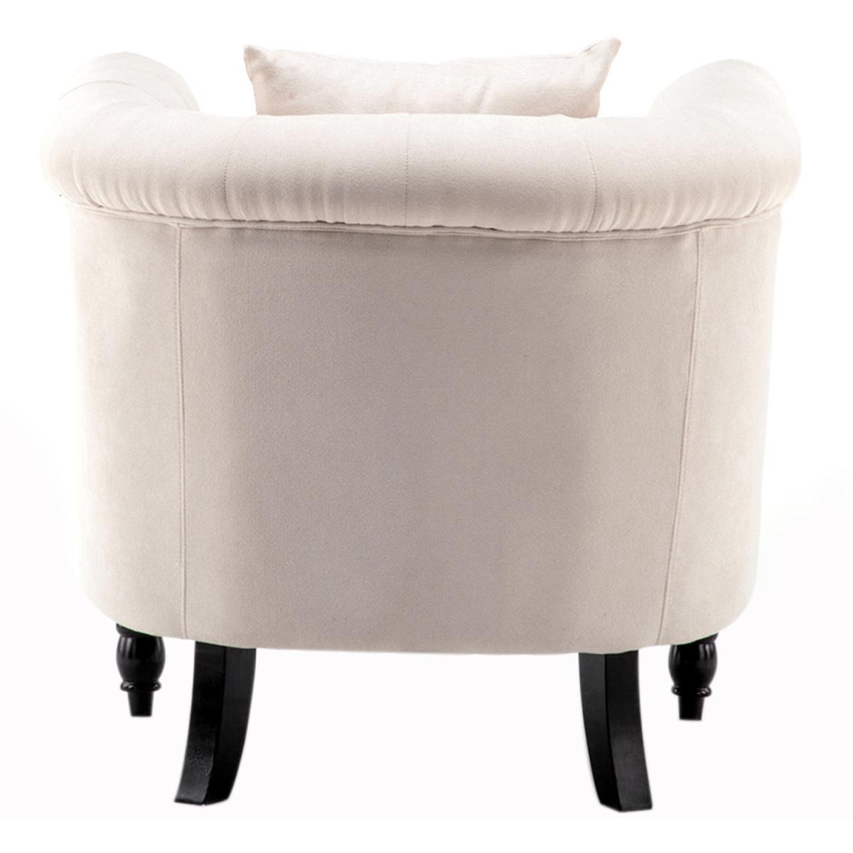 Cashmere Linen Arm Chair - Beige – image 4