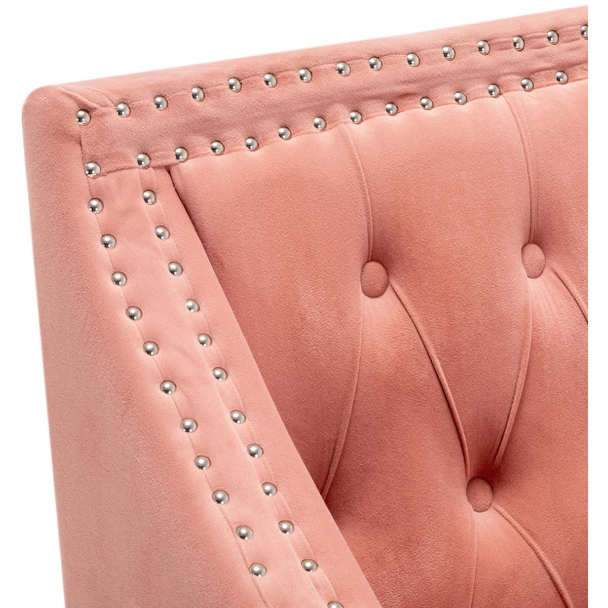 Buttoned Tufted Armchair - Royal Blue – image 11