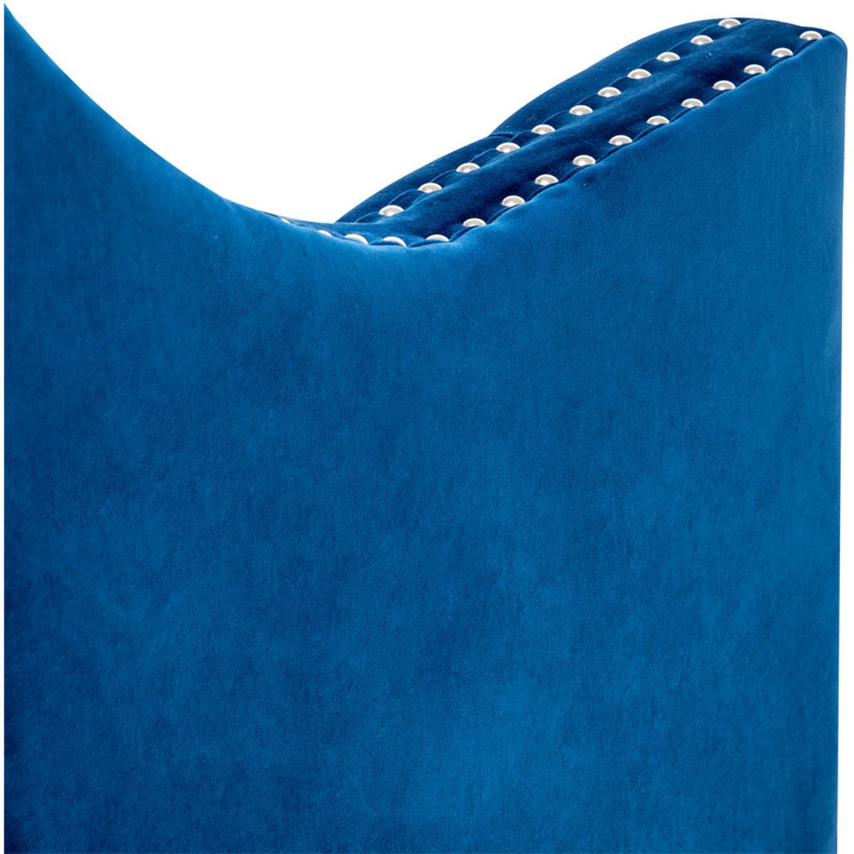 Buttoned Tufted Armchair - Royal Blue – image 5
