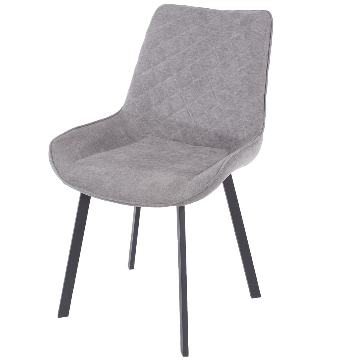 Set Of 2 Aspen Fabric Upholstered Chairs With Metal Legs - Sand – image 4