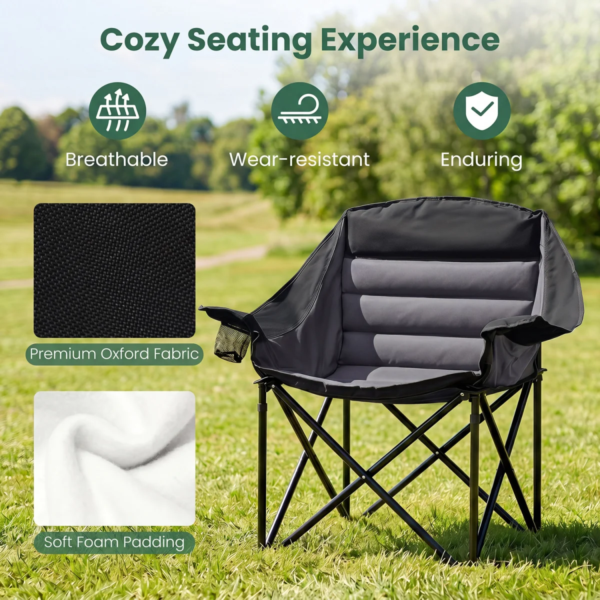 Oversized Folding Armchair – image 2