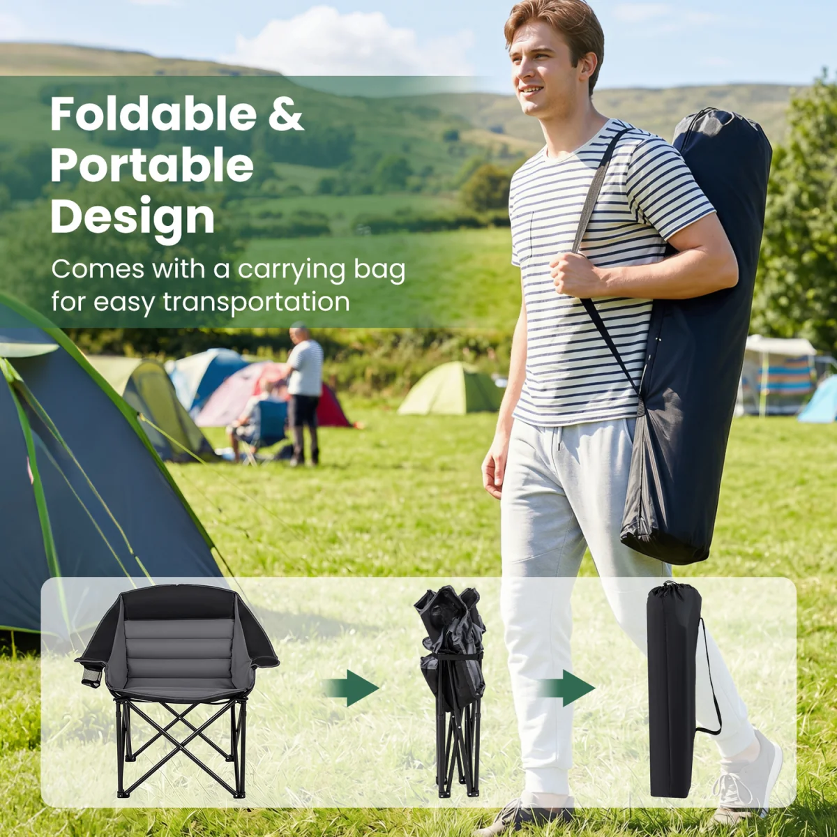Oversized Folding Armchair – image 9