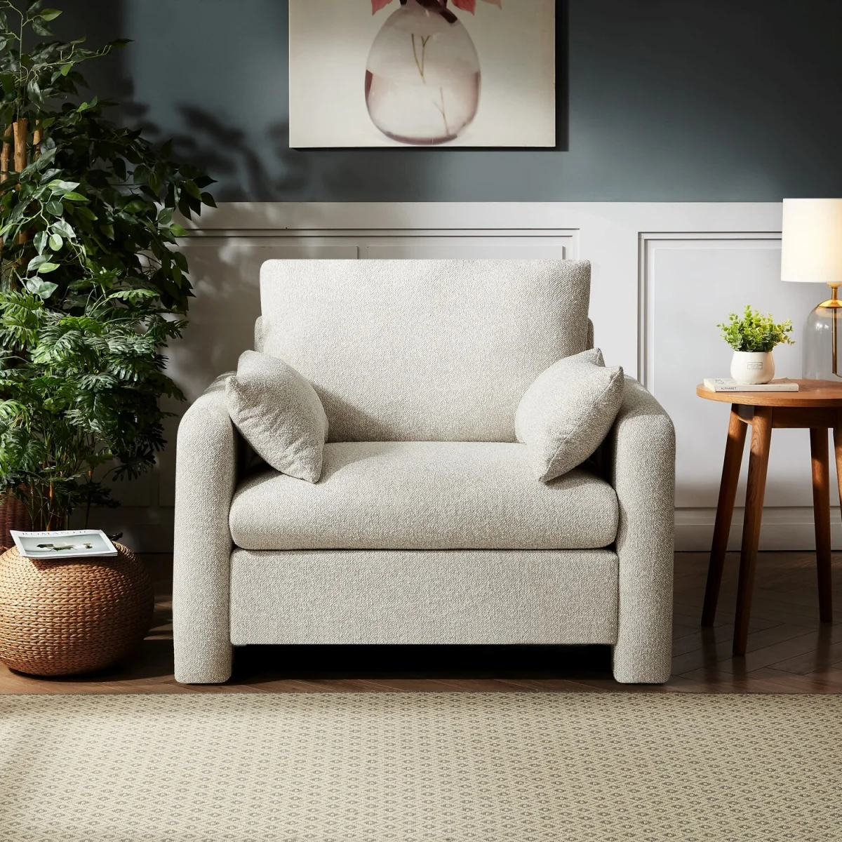 Shorewood Fabric Armchair - Beige