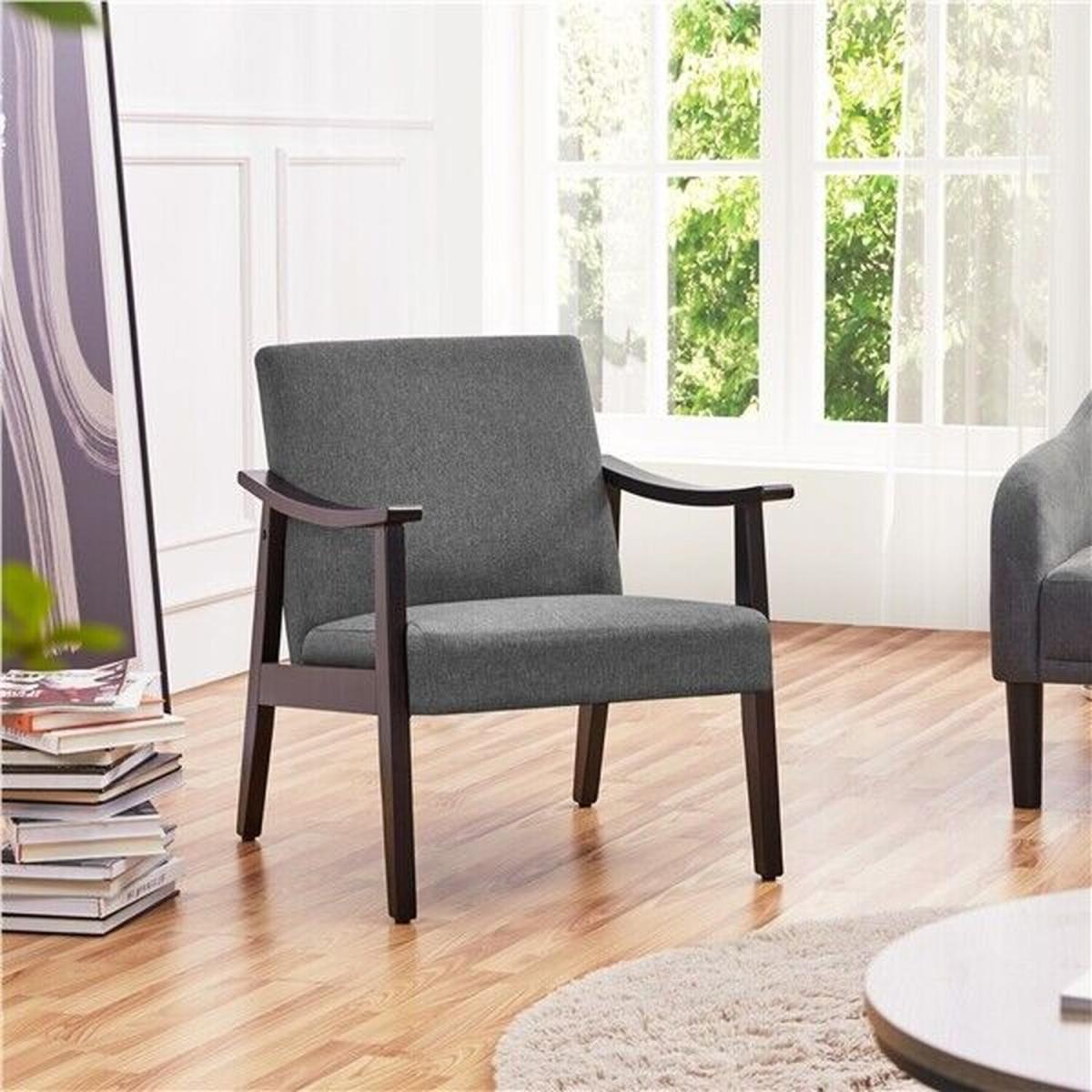 Living Room Office Cafe Sofa Armchair - Grey