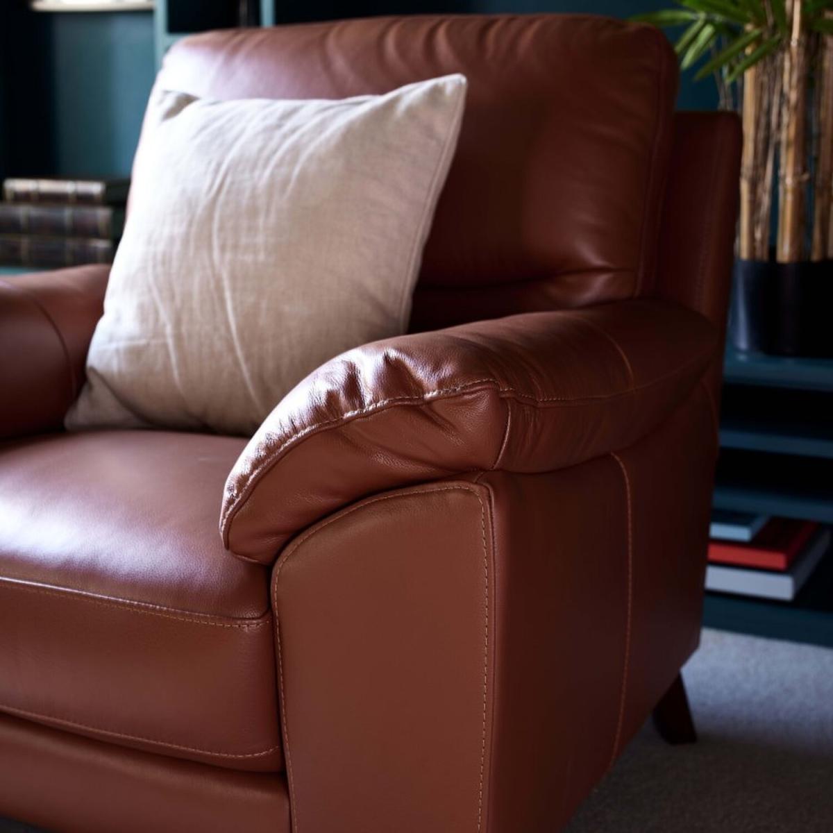Vegas Armchair - Tan Leather – image 3