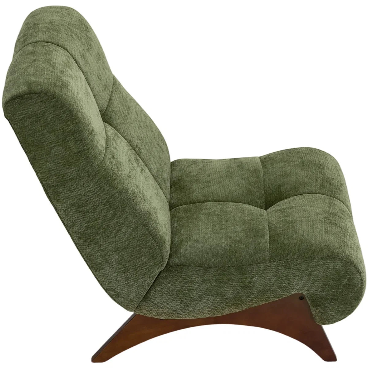 Chenille Upholstered Lounge Chair - Green – image 4