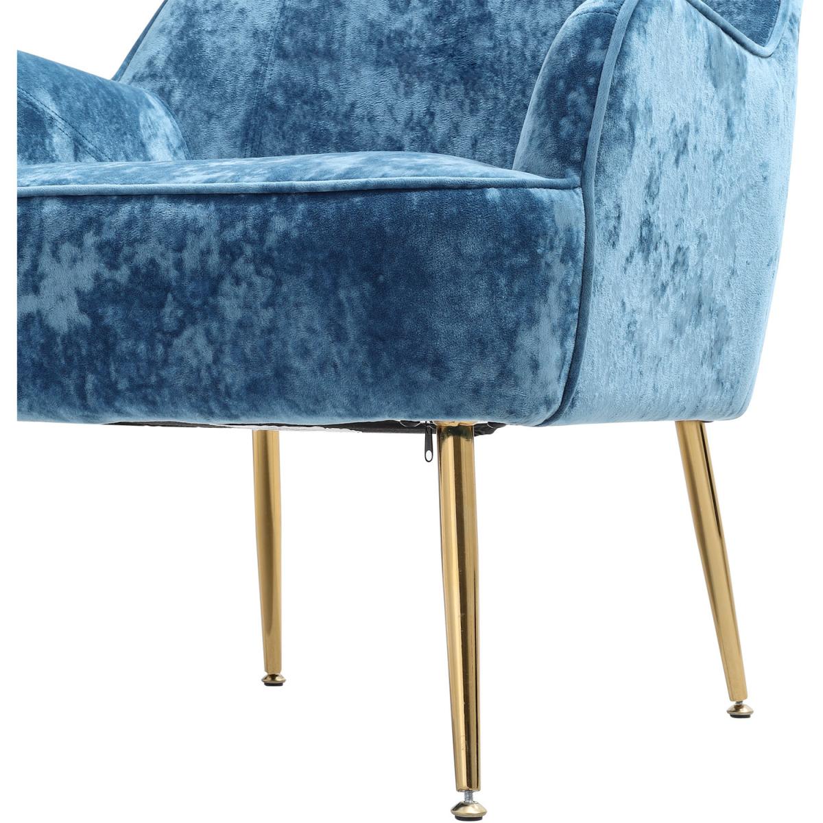 Elegant Velvet Ergonomic Armchair - Dark Green – image 2