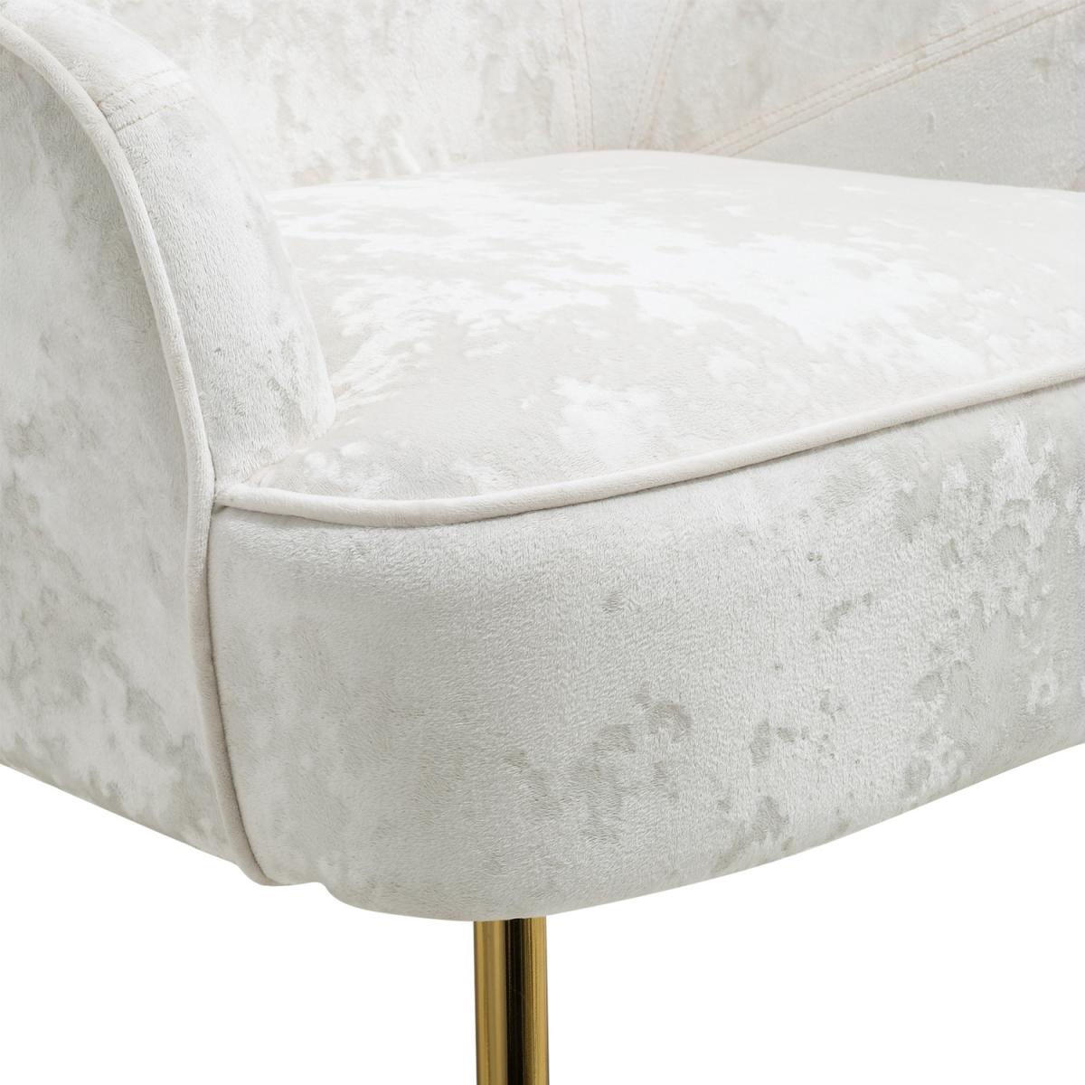 Elegant Velvet Ergonomic Armchair - Dark Green – image 46