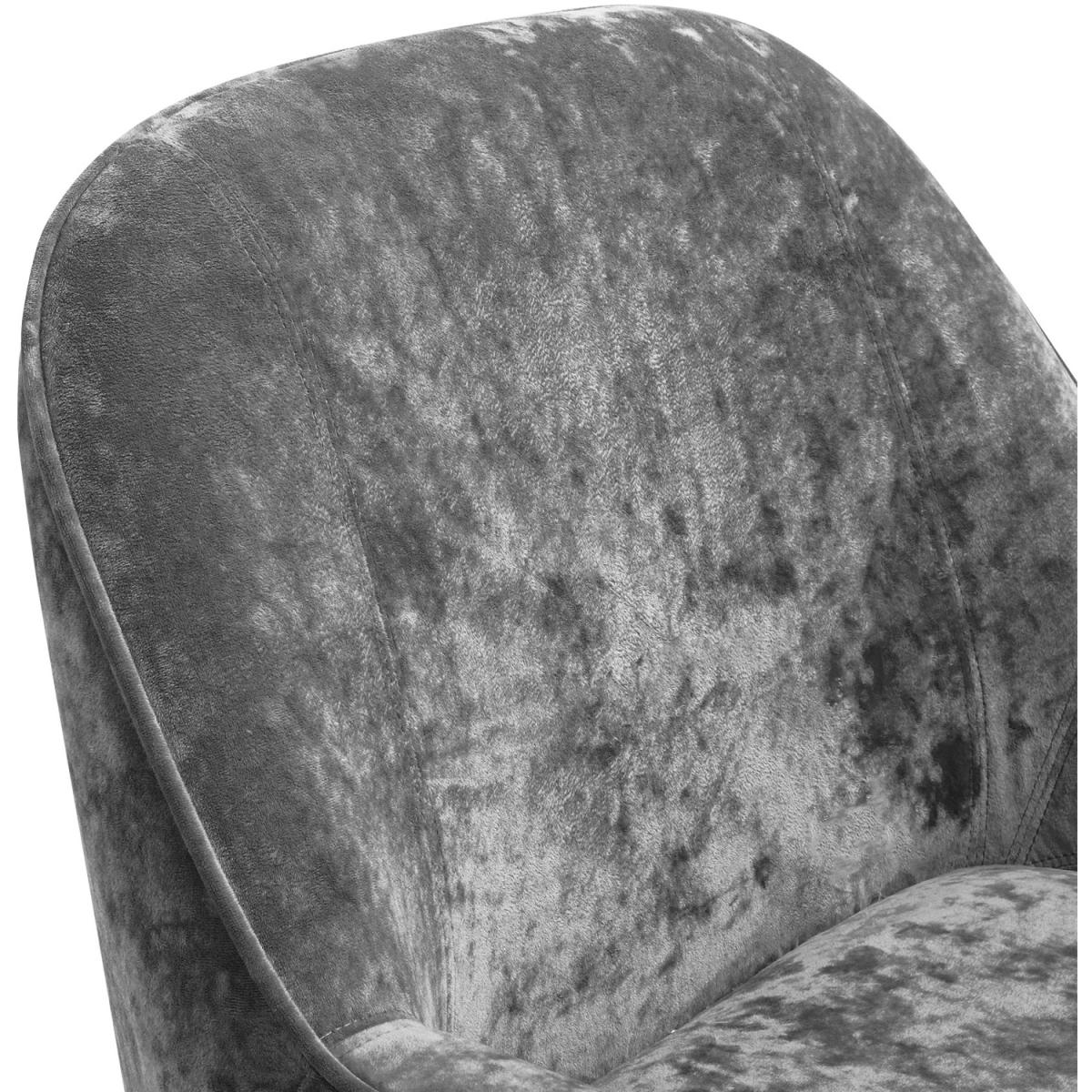 Elegant Velvet Ergonomic Armchair - Dark Green – image 53