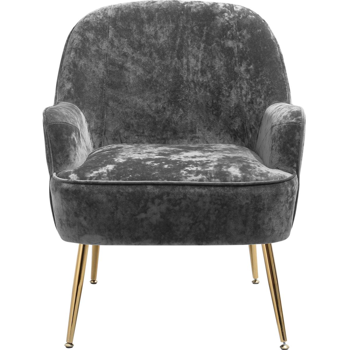 Elegant Velvet Ergonomic Armchair - Dark Green – image 55