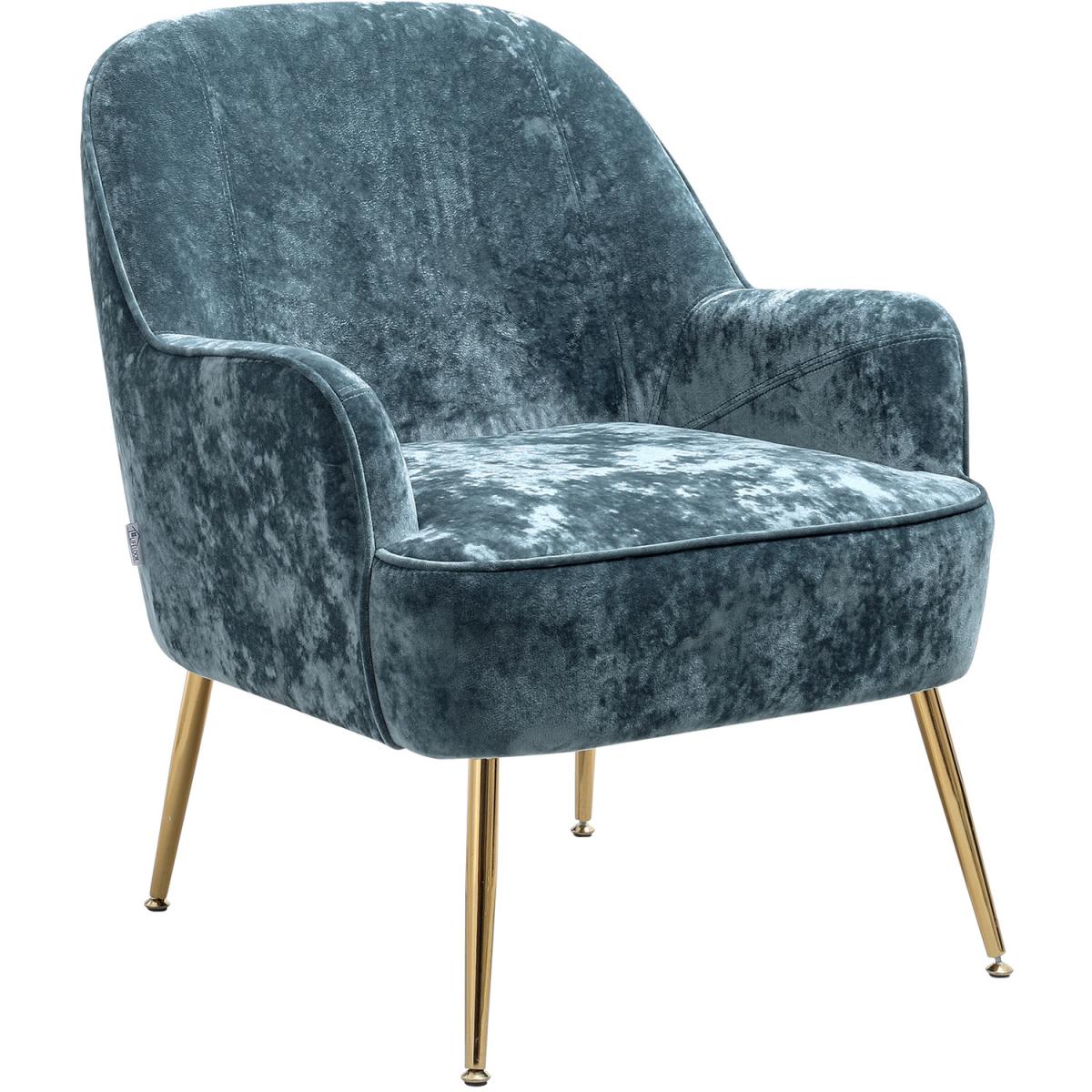 Elegant Velvet Ergonomic Armchair - Dark Green – image 8