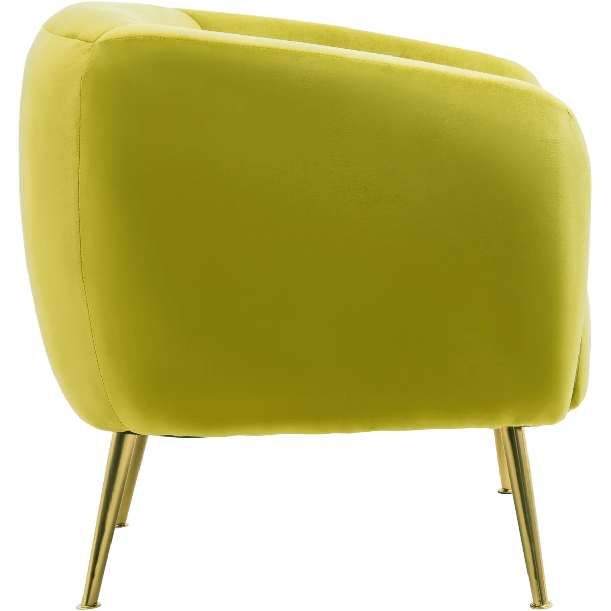Yasmeen Olive Velvet Armchair - Green – image 3