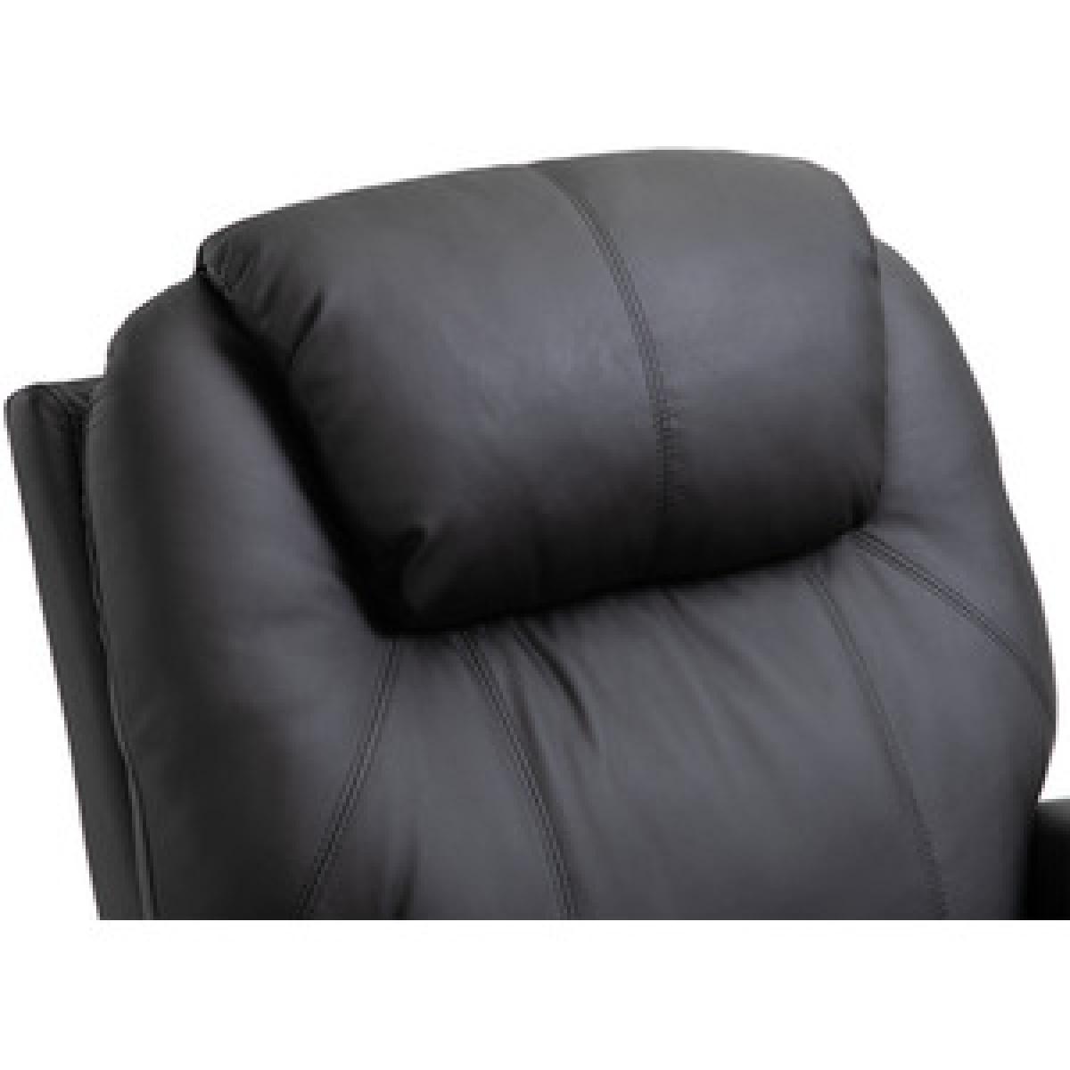 Faux Leather 8 Point Vibration Massage Recliner Chair - Black – image 9