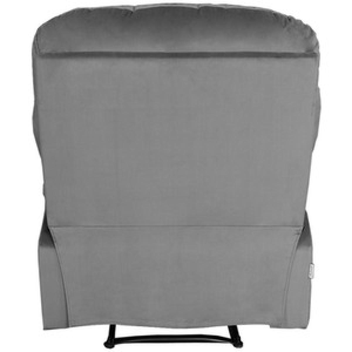 Velvet Recliner Sofa Armchair - Brown – image 8