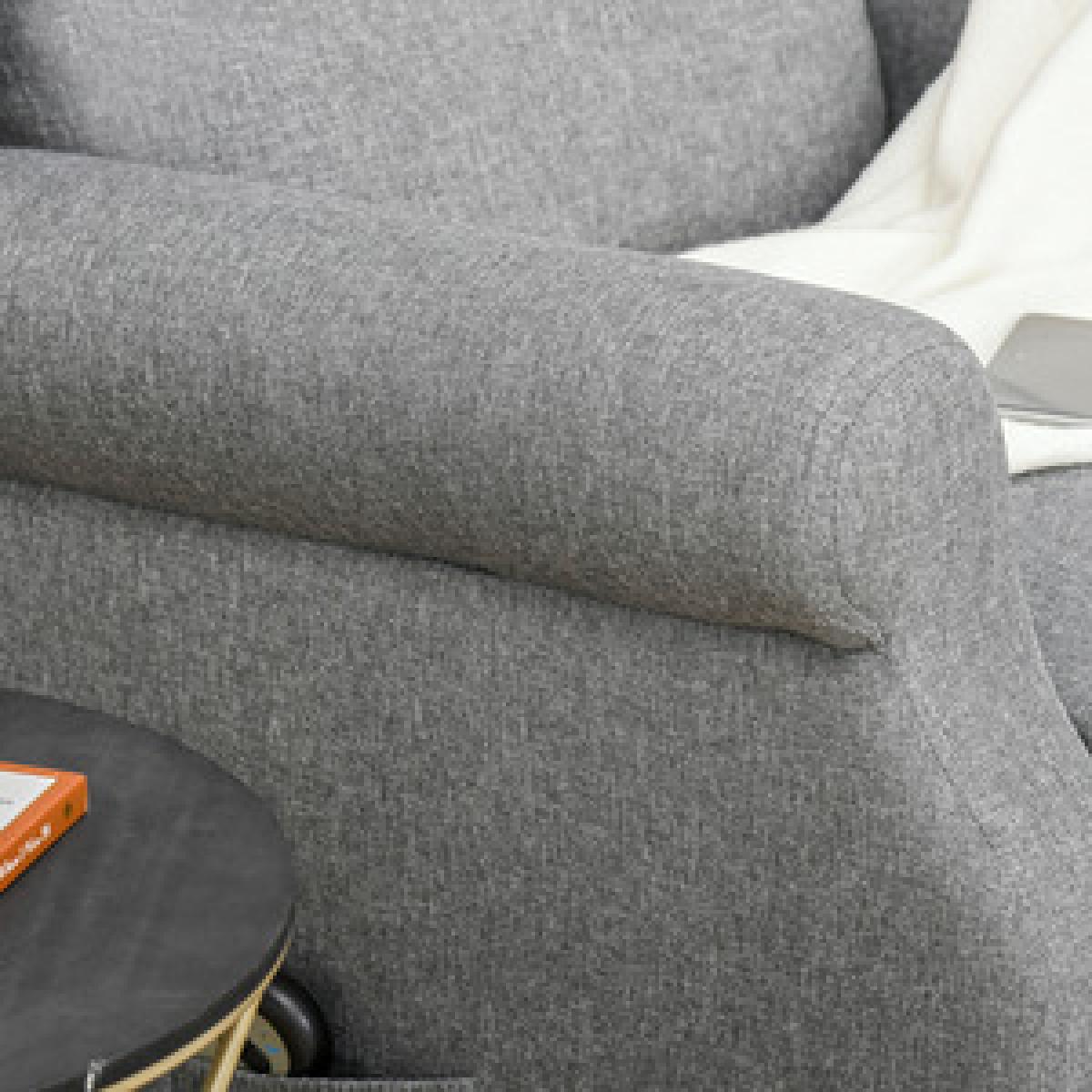 Electric Power Rise Recliner Armchair - Foam Linen Metal Sponge Wood – image 12