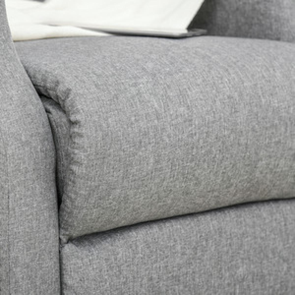 Electric Power Rise Recliner Armchair - Foam Linen Metal Sponge Wood – image 9