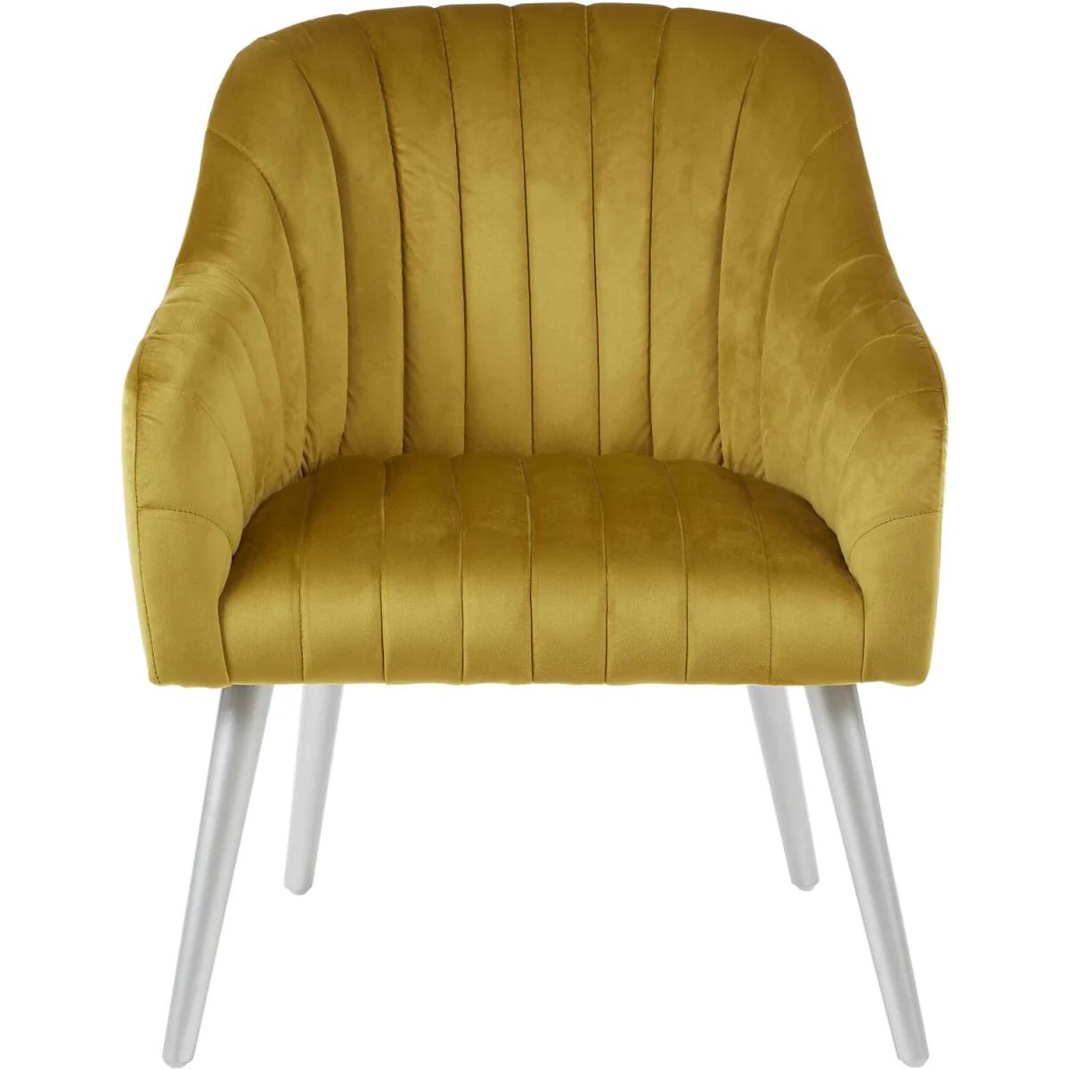 Louxor Mustard Fabric Armchair - Yellow – image 2