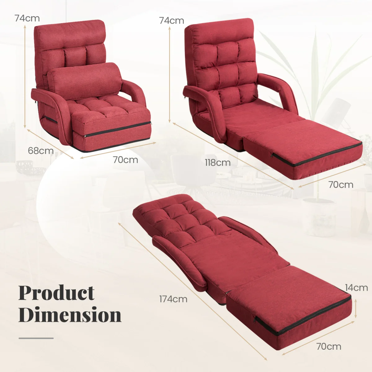Cozy Floor Armchair – image 3