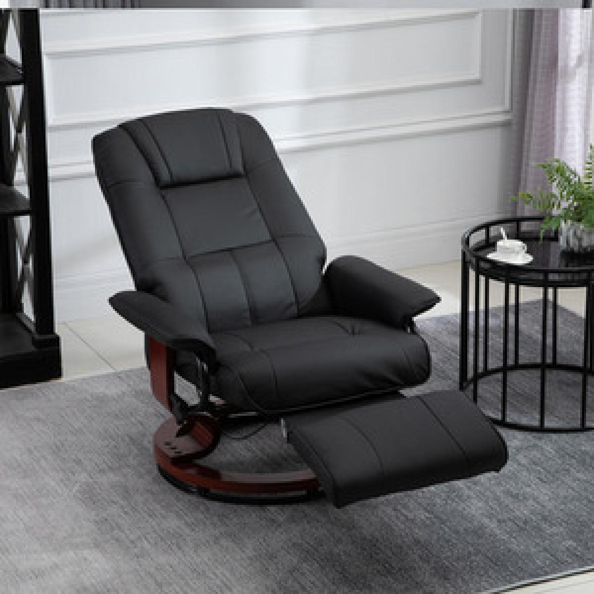 Deluxe Office Chair PU Leather Armchair - Grey – image 15