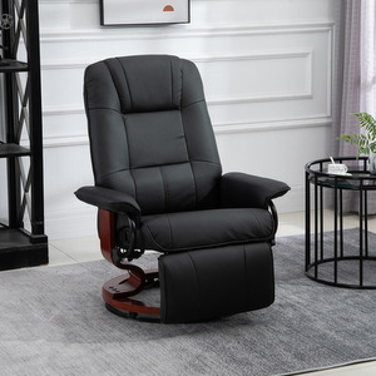 Deluxe Office Chair PU Leather Armchair - Grey – image 16