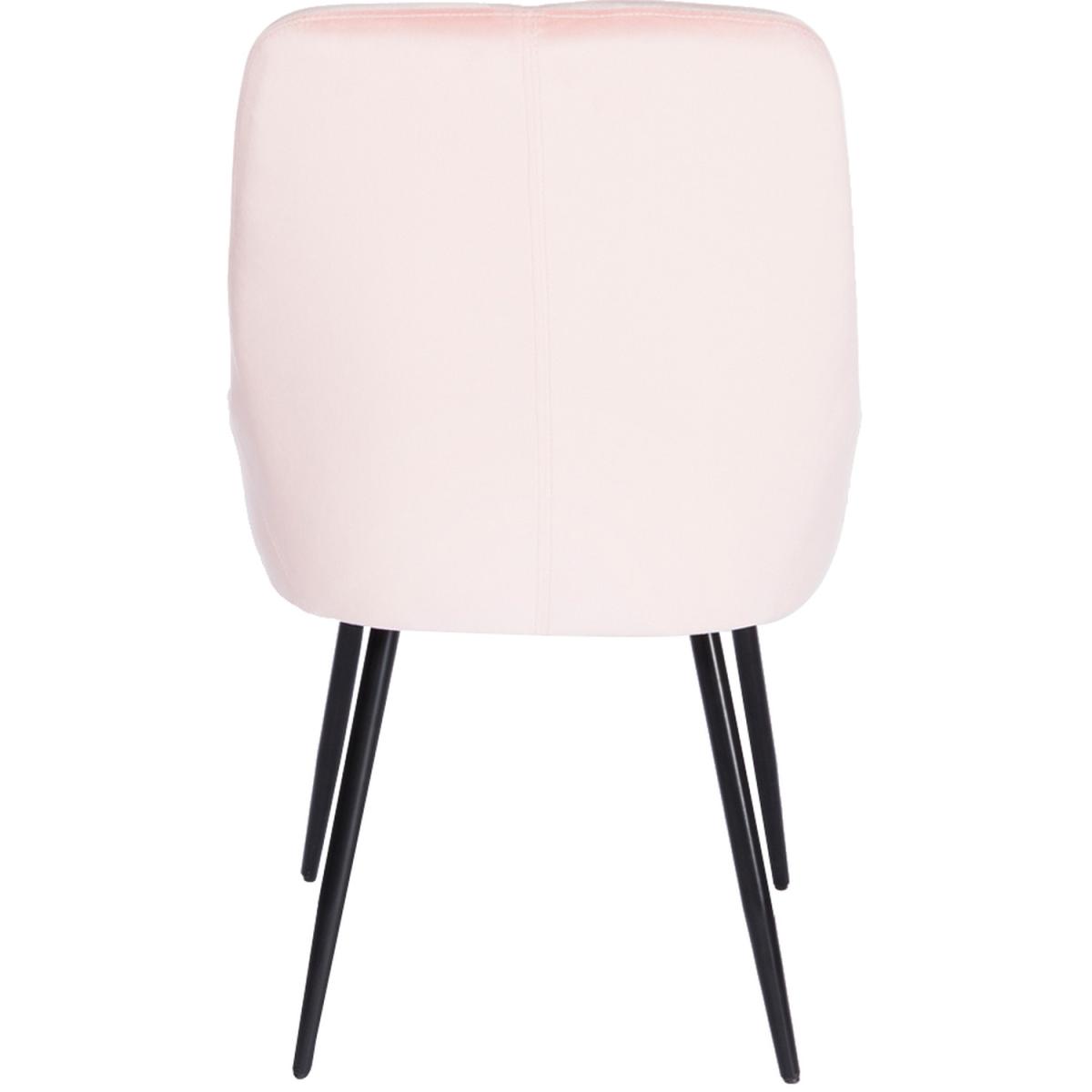 Velvet Dining Armchair - Pink – image 4