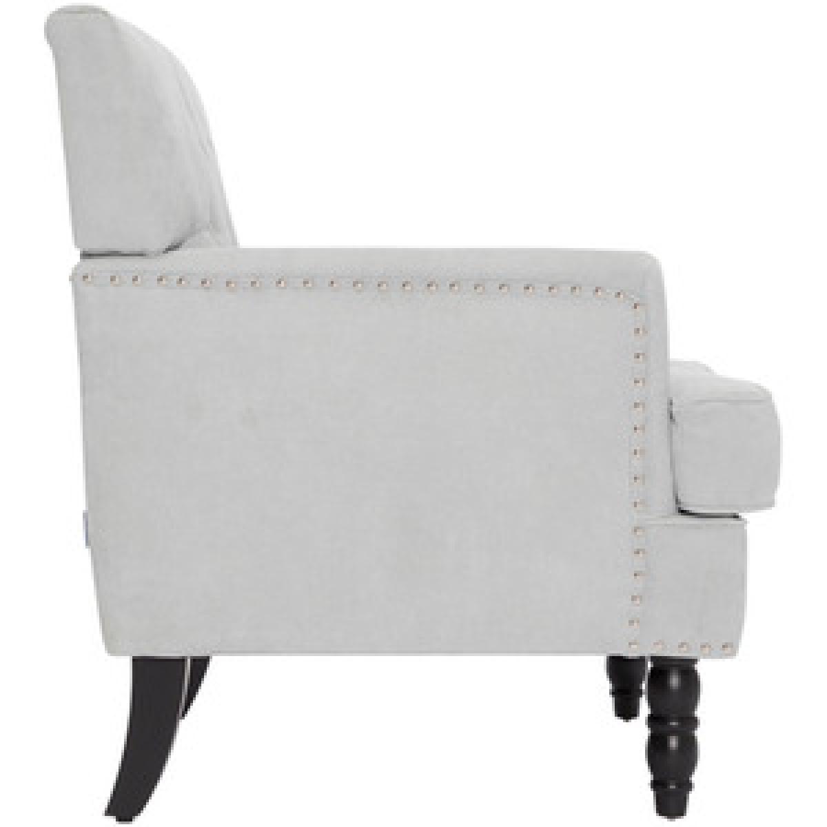 Fabric Modern Armchair - Light Blue – image 11