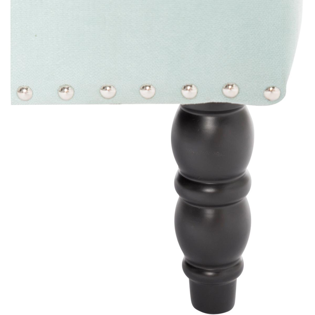 Fabric Modern Armchair - Light Blue – image 5