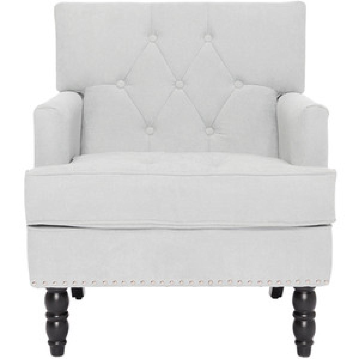 Fabric Modern Armchair - Light Blue – image 9