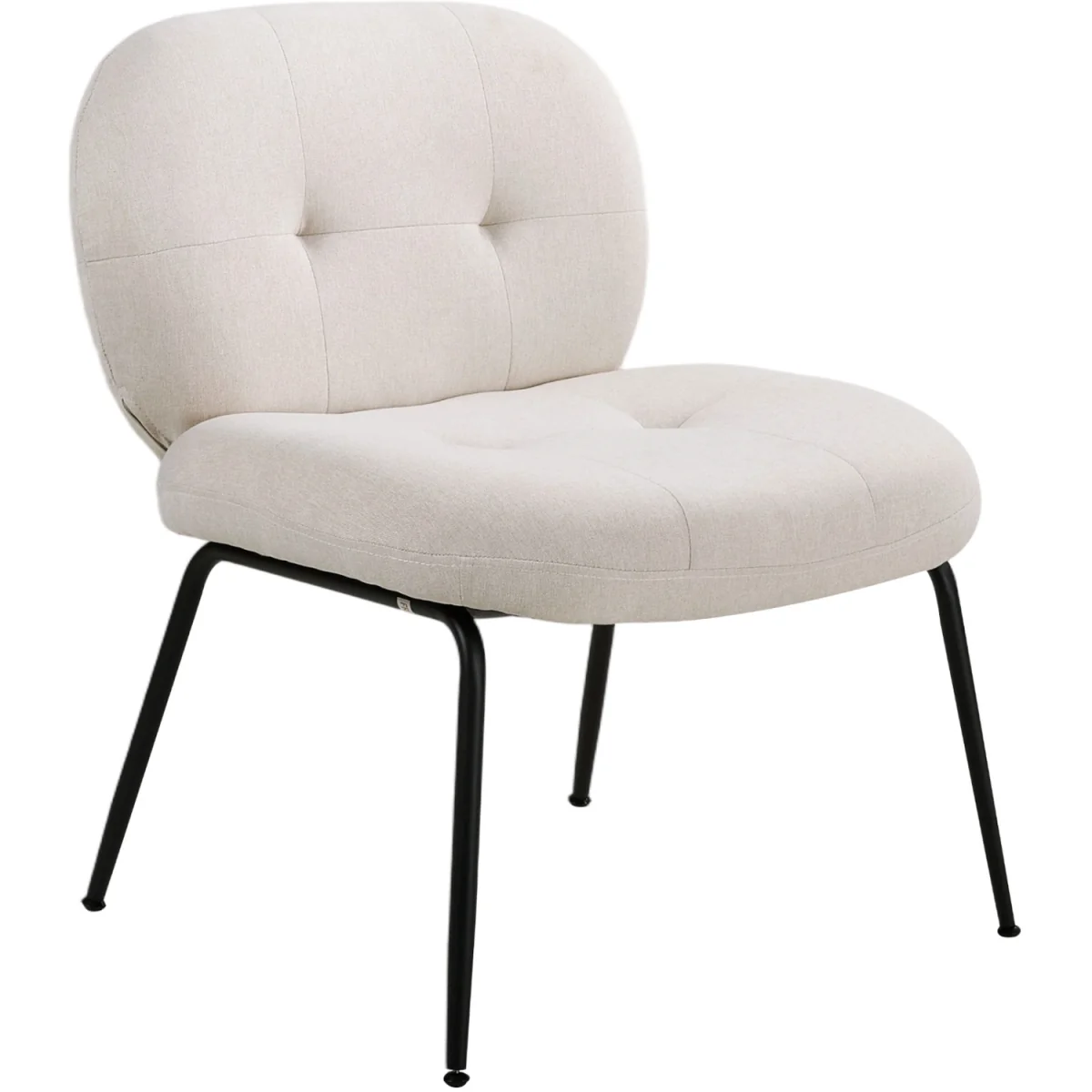 Modern Upholstered Lounge Chair - Yellow – image 12