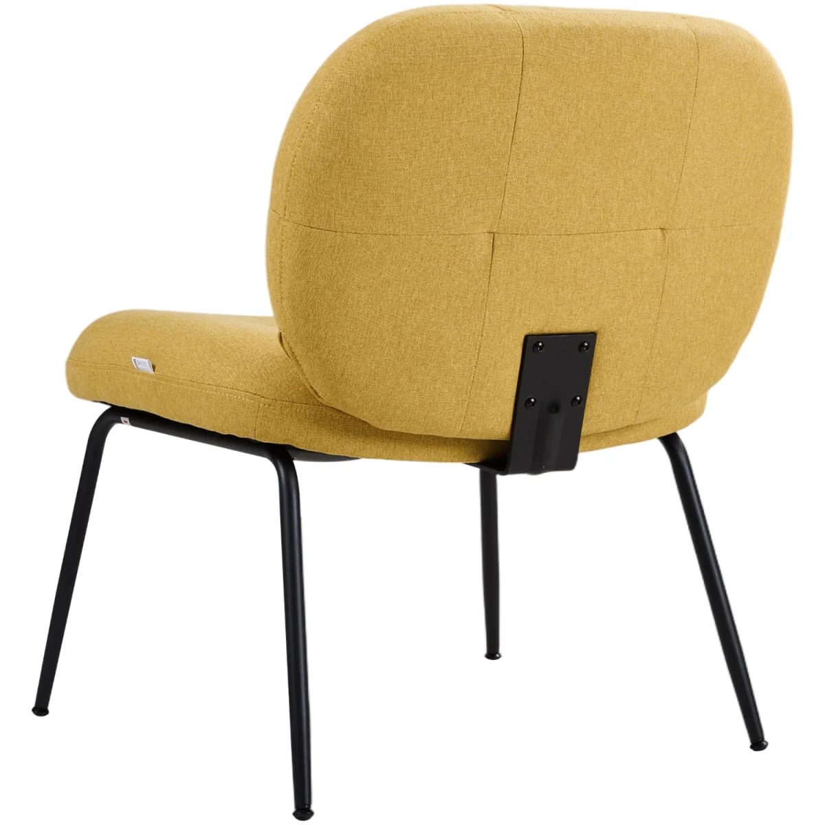Modern Upholstered Lounge Chair - Yellow – image 21