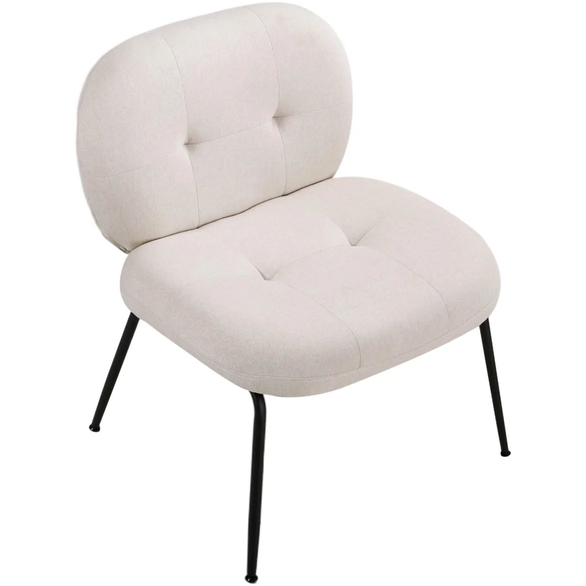 Modern Upholstered Lounge Chair - Yellow – image 9
