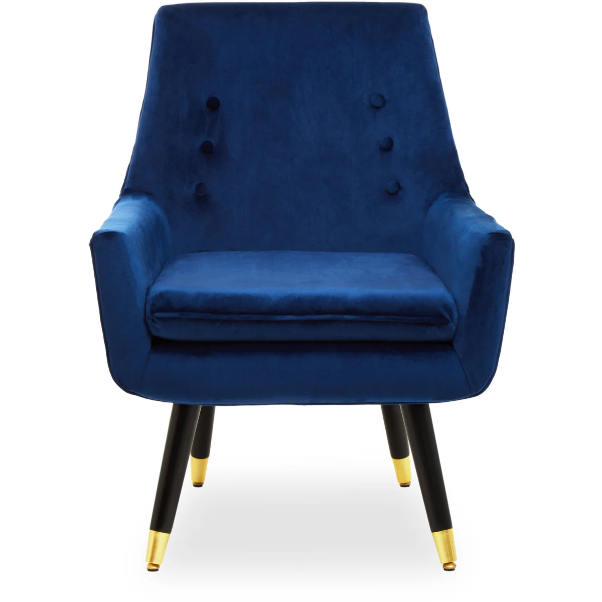 Sara Midnight Velvet Armchair - Blue – image 2