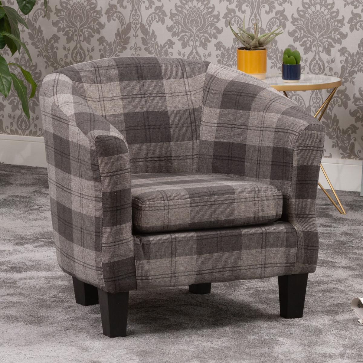 Medford Tub Chair - Grey – image 2