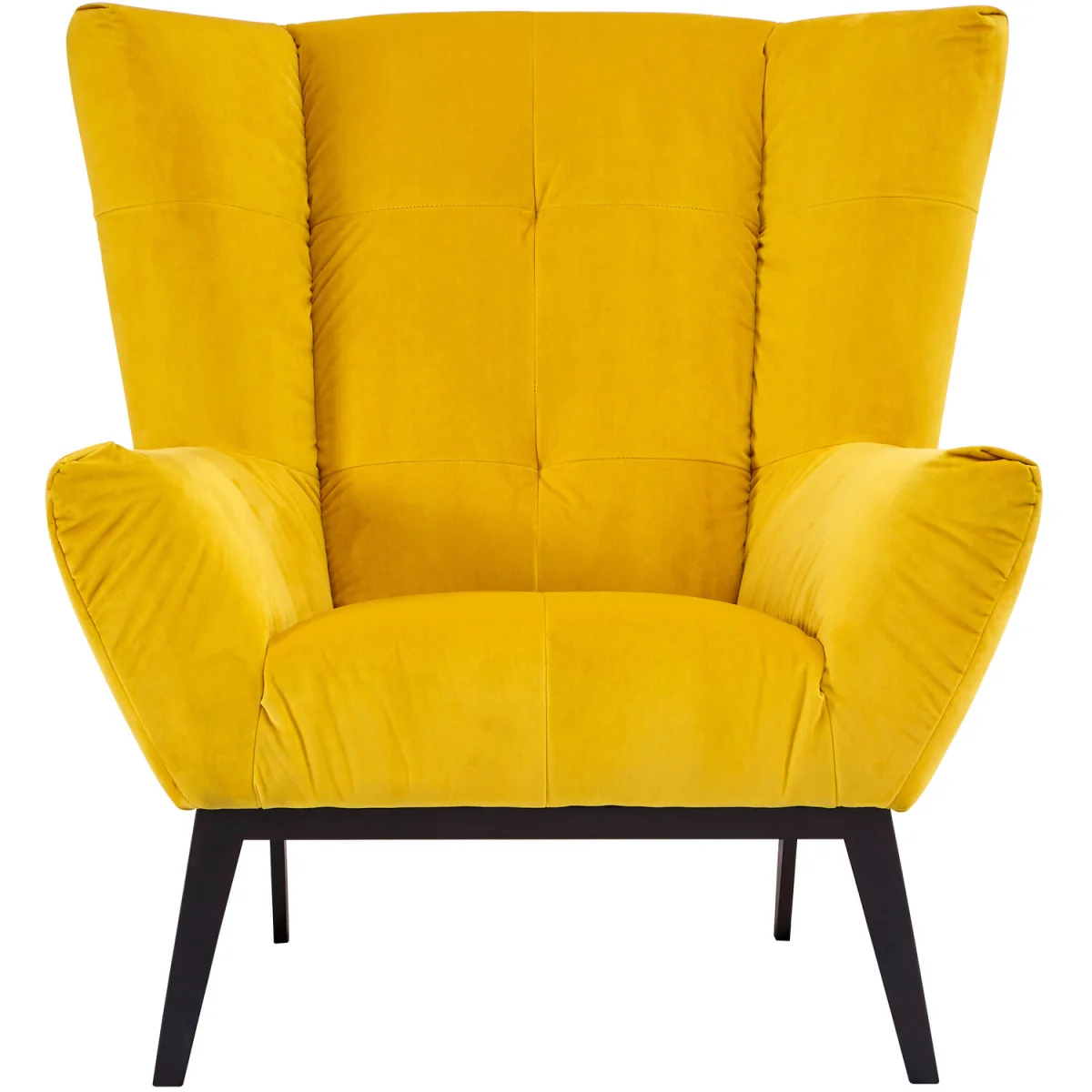 Maiko Yellow Fabric Armchair - Yellow – image 2