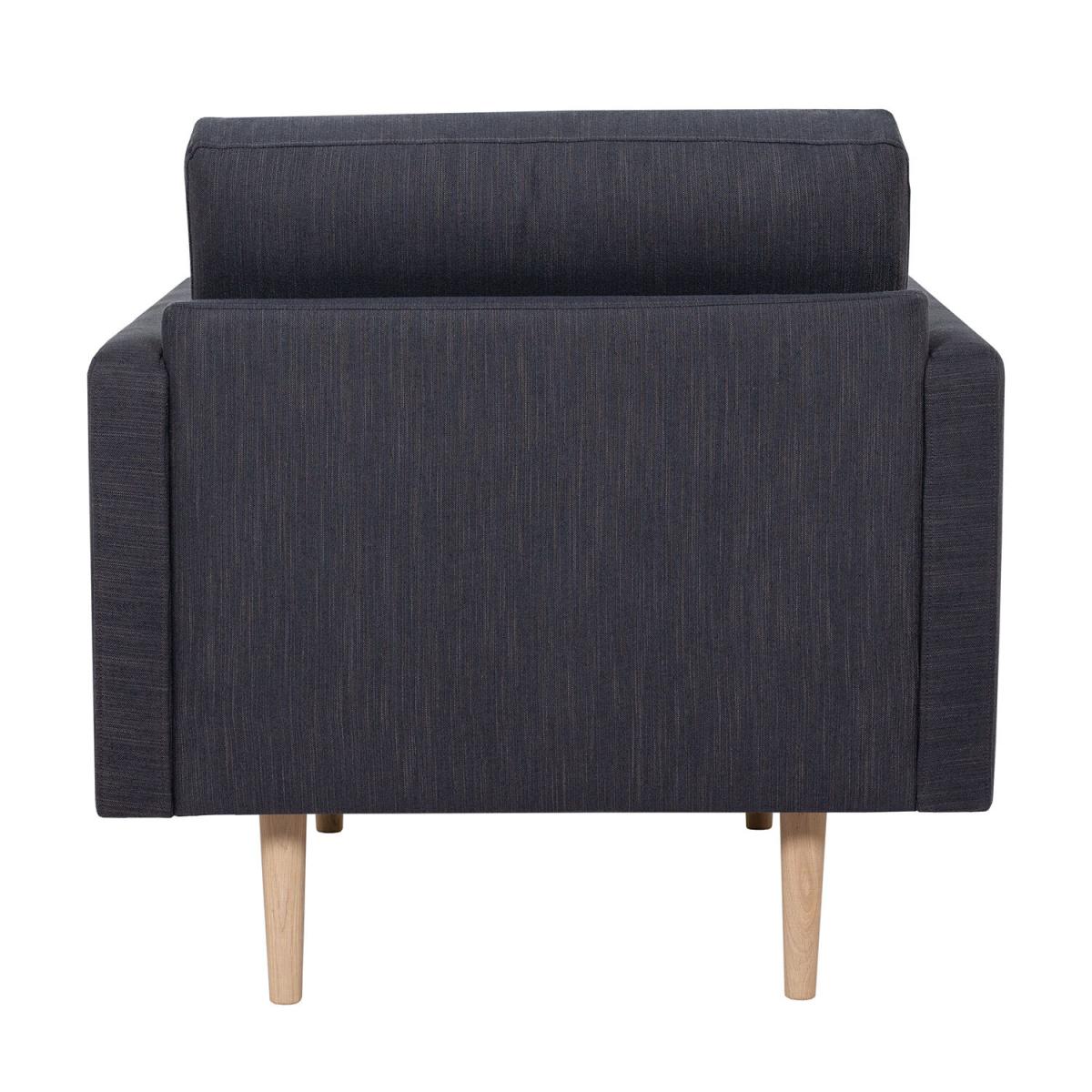 Larvik Oak Leg Armchair - Anthracite – image 5