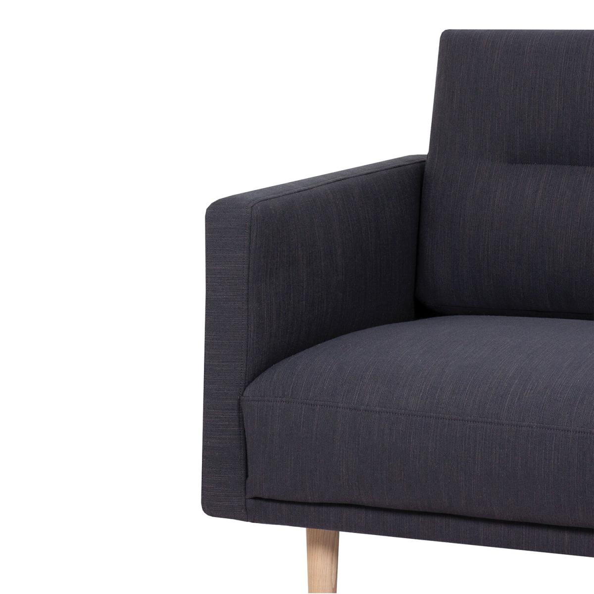 Larvik Oak Leg Armchair - Anthracite – image 6