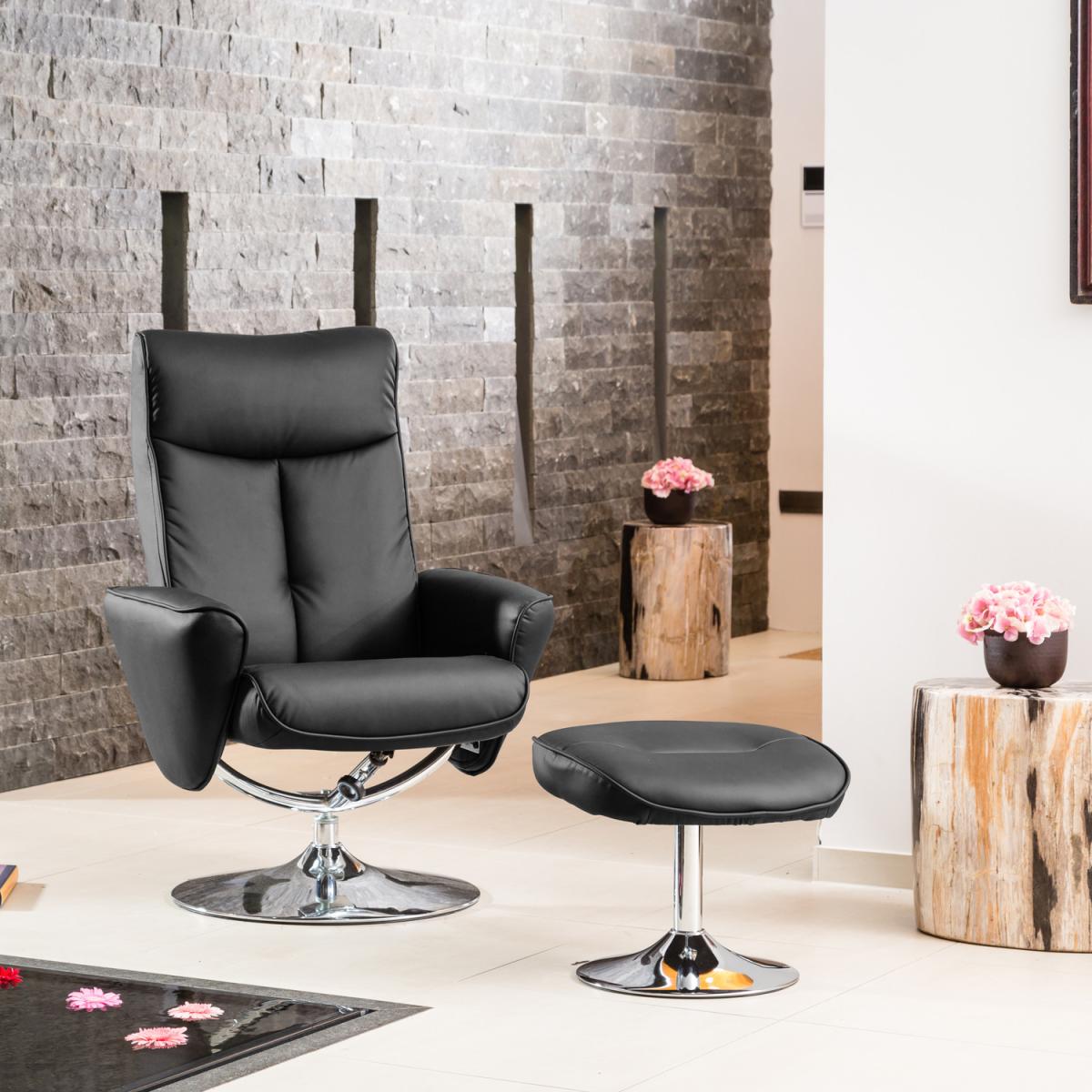 Piedmont Swivel Recliner with Massage and Heat - Black – image 5
