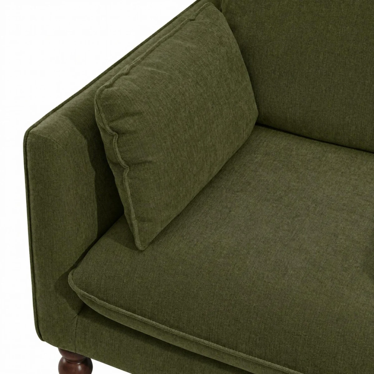 Monroe Chenille Fabric Armchair - Green – image 5
