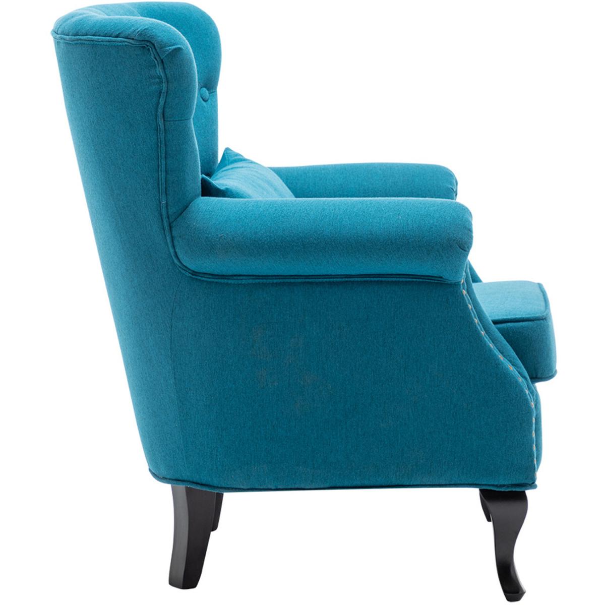 Linen Vintage Armchair - Yellow – image 16
